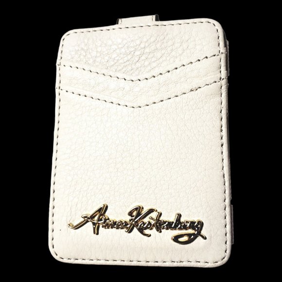 Aimee Kestenberg Leather Card - ID Holder - Ivory - Picture 1 of 5